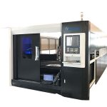 3000w vlakno cnc lasersko rezanje kovinskih vrat, dvojna vozna struktura